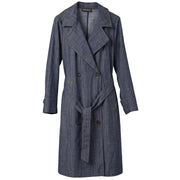 Trench Doppiopetto In Denim AA0435 U79 BLUE DENIM GOODMATCH 