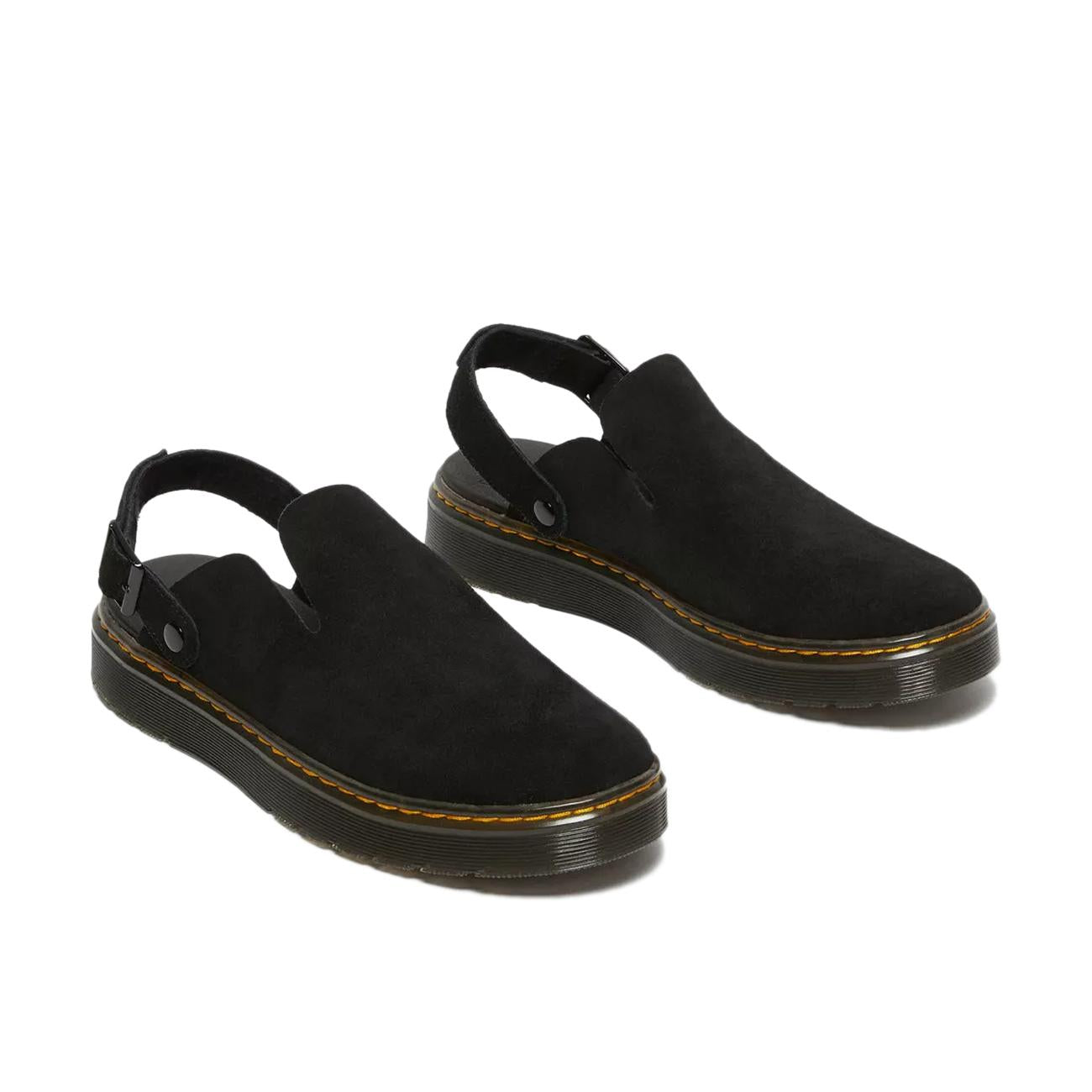  27410001 BLACK E H SUEDE DR.MARTENS 