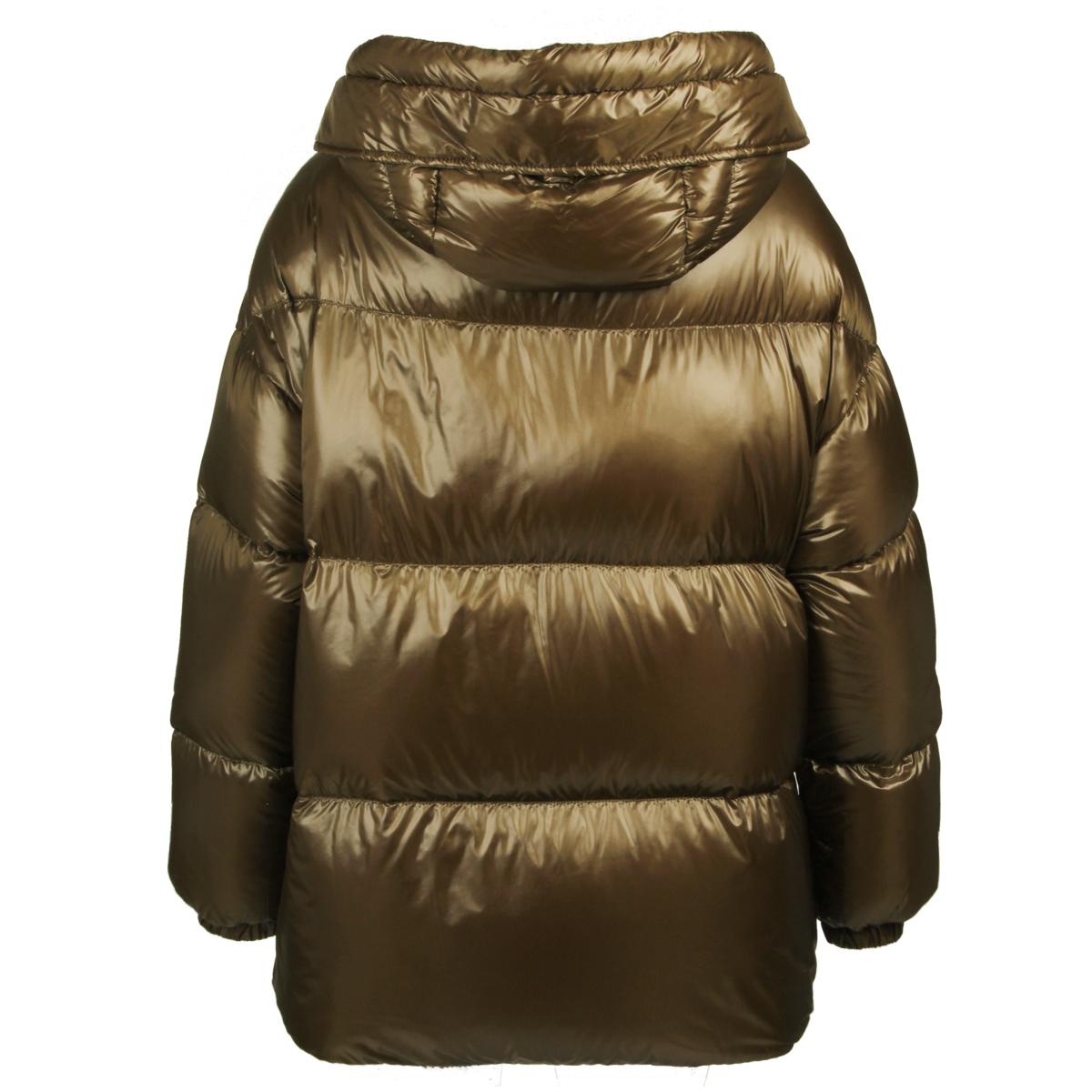 Piumino Oversize In Nylon Ultralight Donna Verde Militare PI001515D12017 7745 VERDE MILITARE HERNO 