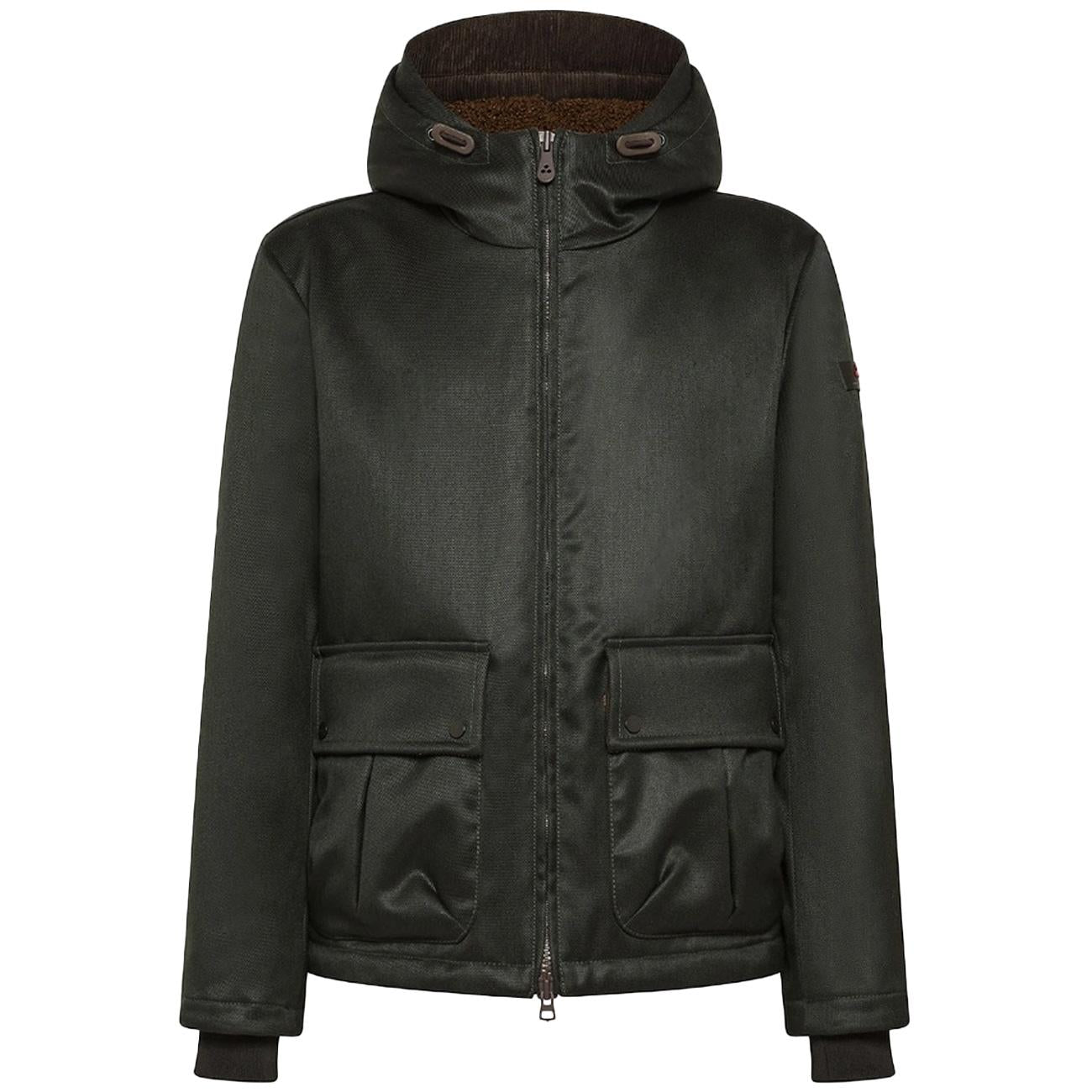 Giacca dougal srp ecofur in cordura con cappuccio ecofur PEU5601 01152002 669 PEUTEREY 