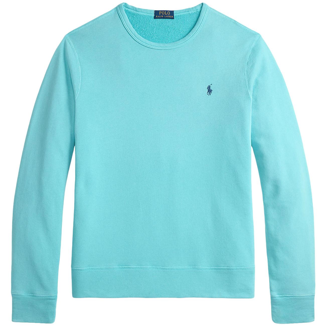 Felpa Girocollo 710A12485 007 PERFECT TURQUOISE POLO RALPH LAUREN 