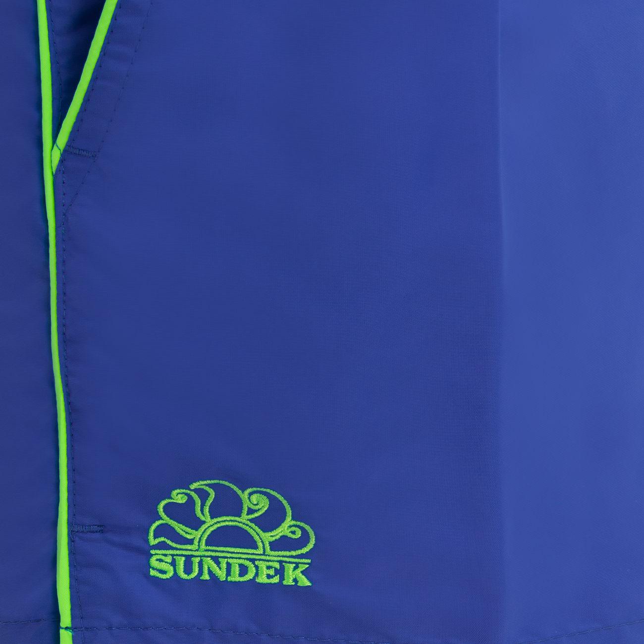 Boxer Mare Piping Sundek Uomo Sapphire M700BDTA100 00103SAPPHIRE SUNDEK 