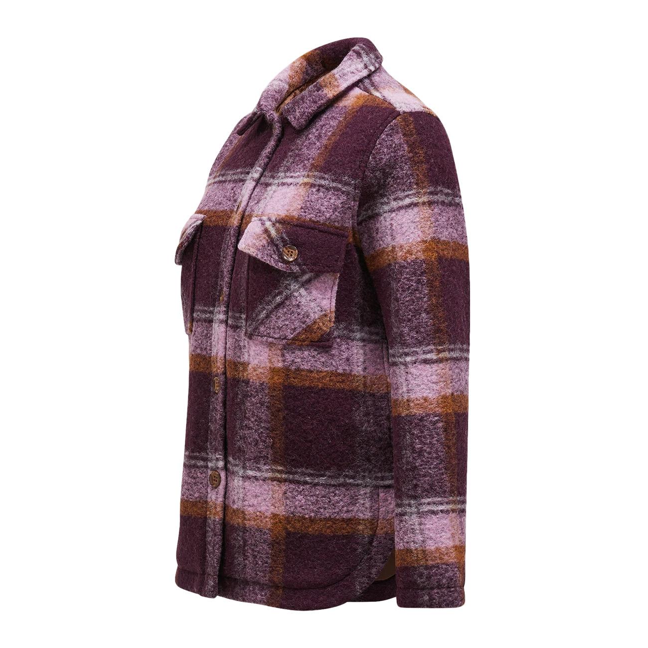 Camicia Lana Kelly Donna Check G77967 120 CHECK PEAK PERFORMANCE 