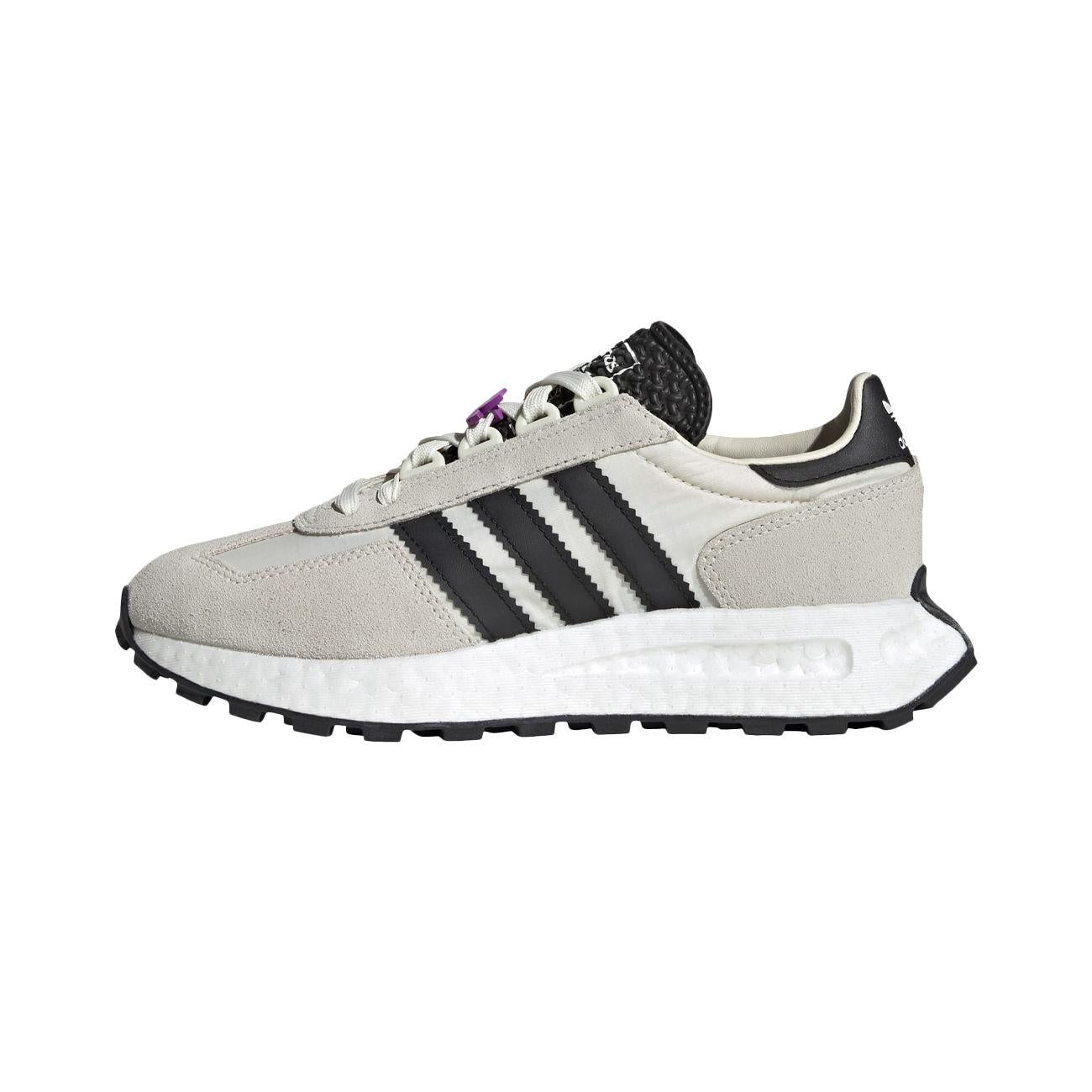 Sneakers Retropy E5 Donna Bianco Nero HQ6886 OWHITE/CBLACK/SHOPURP ADIDAS 