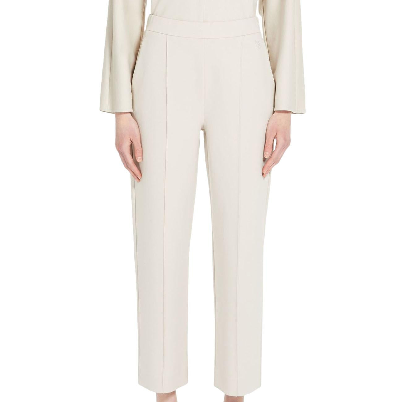 Pantalone Jersey Crasso Donna Gesso CRASSO 2357810337600 001 GESSO MAX MARA WEEKEND 