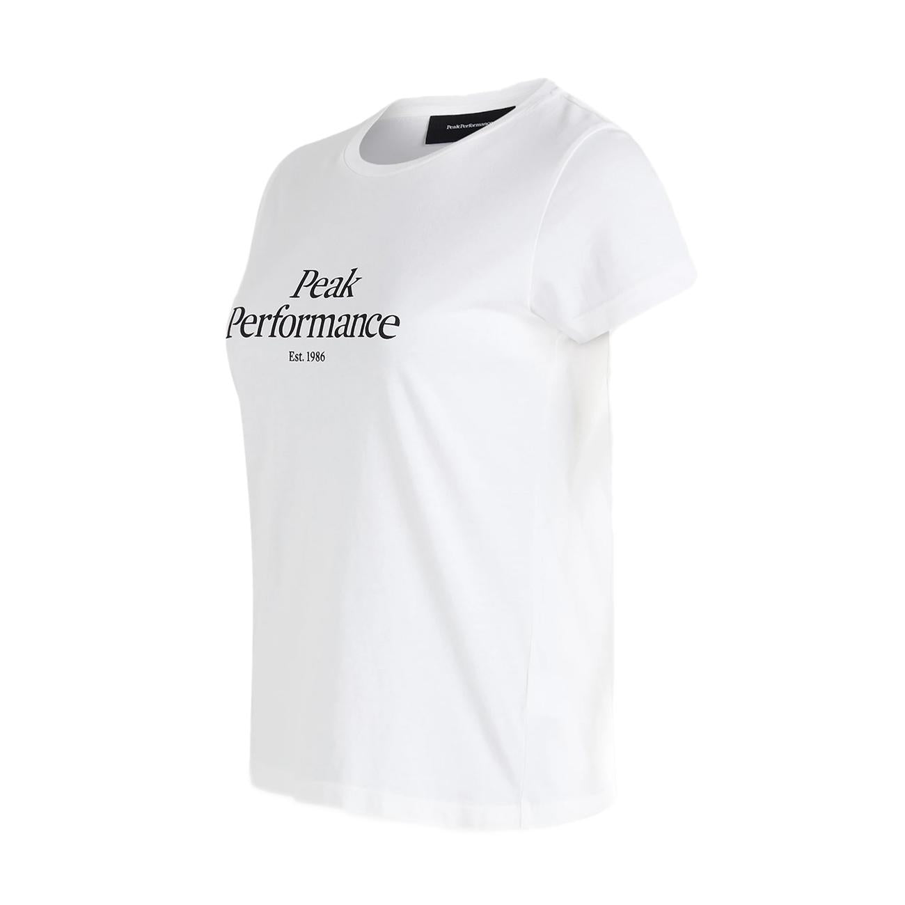 T-Shirt Original Donna Off White Black G77700 320 OFFWHITE/BLACK PEAK PERFORMANCE 