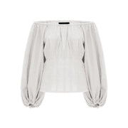 Blusa Maniche A Palloncino FTE23BL097.0PZ0016 0001/BIANCO FEDERICA TOSI 