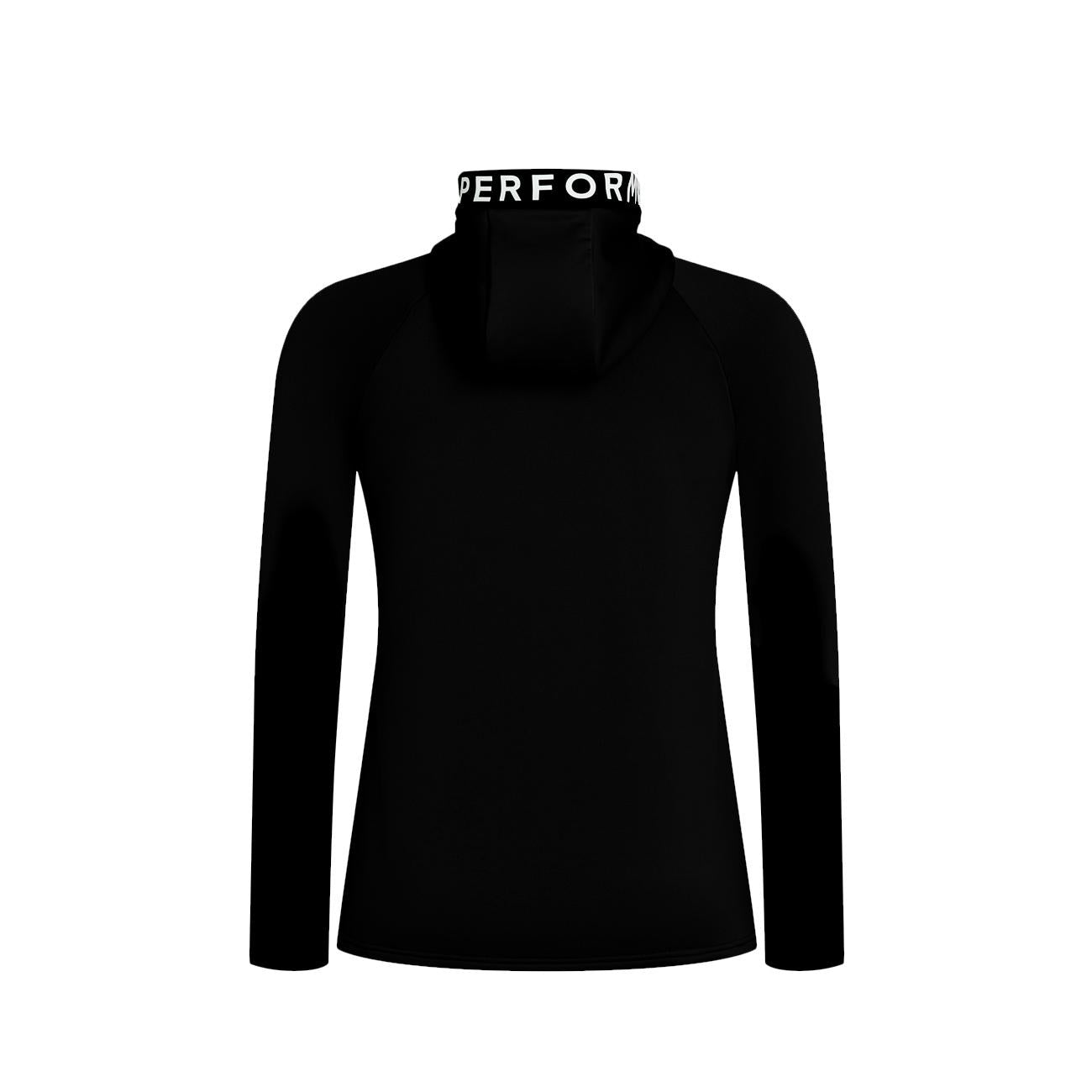 Felpa Rider Mid Zip Donna Black G79449 030 BLACK-BLACK PEAK PERFORMANCE 