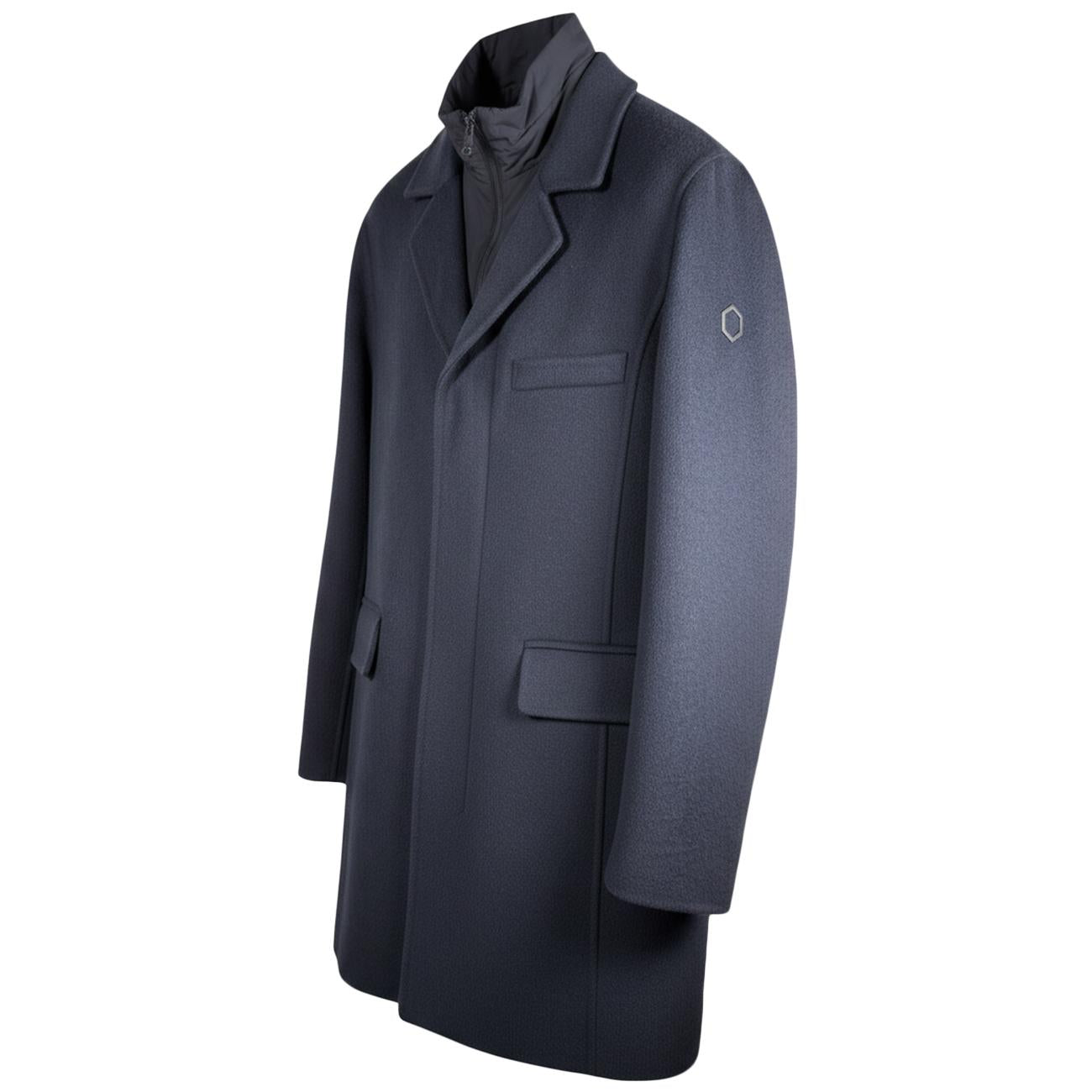 Cappotto Con Gilet Interno XU5740 WO25 BLUE HOX 