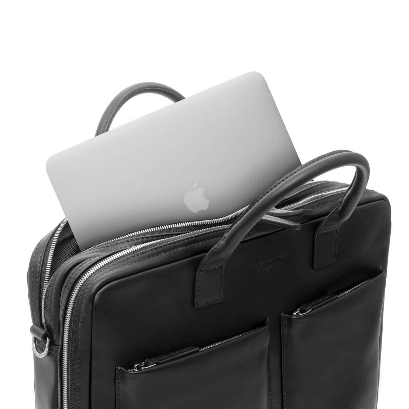 Cartella New 2 Zip New York Unisex Nero 365635U 900 NERO A.G. SPALDING&BROS 