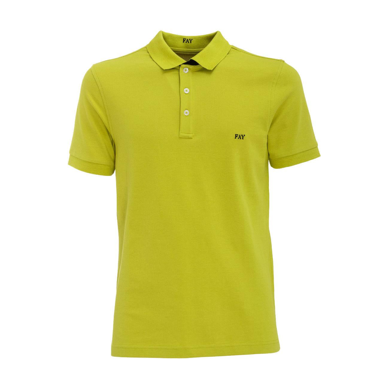 Polo Stretch In Piquet Uomo Lime NPMB244135STDW V014LIME FAY 