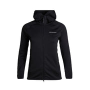 Felpa D. C/Capp. F.Zip Chill Light Peak Performance G77229 040 BLACK PEAK PERFORMANCE 