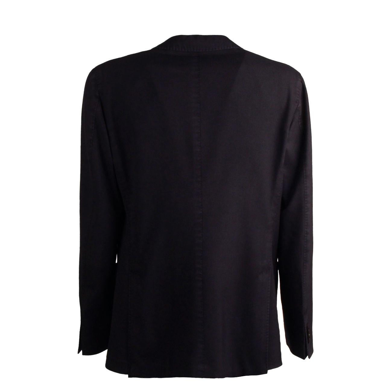 GIACCA U. 100 VIRGIN WOOL BOGLIOLI N1302J BUC448 0793 BLU BOGLIOLI 