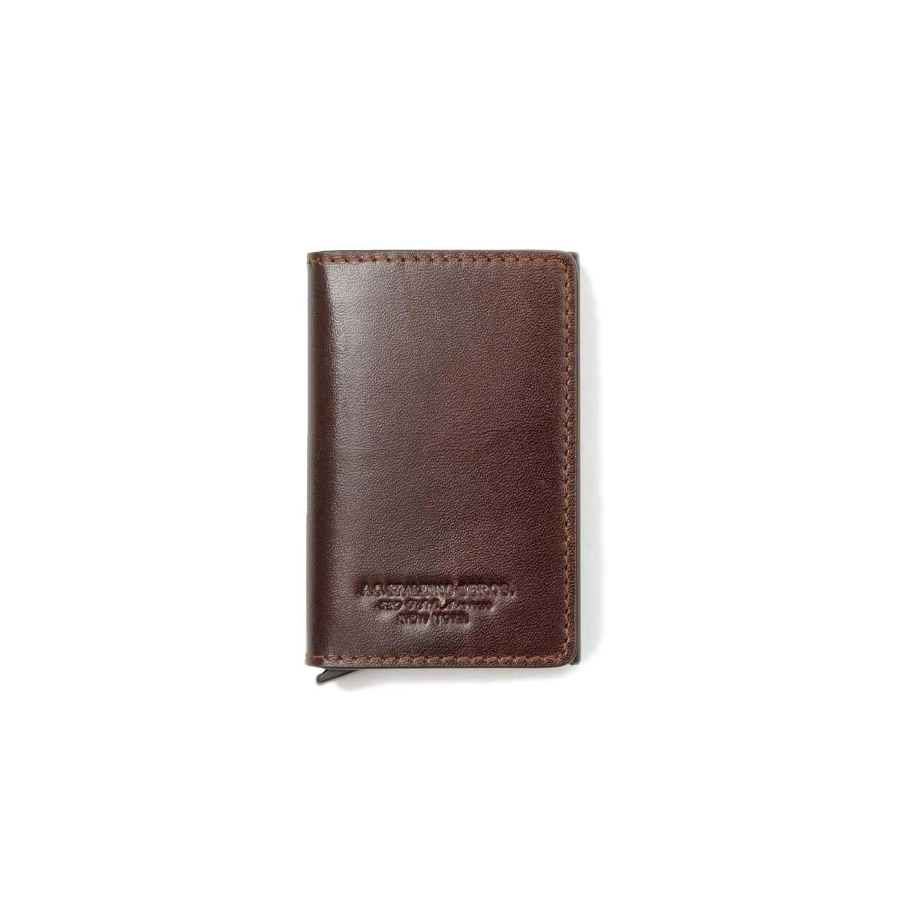 Porta Carte Slide Unisex Marrone 175230U 710 MARRONE A.G. SPALDING&BROS 