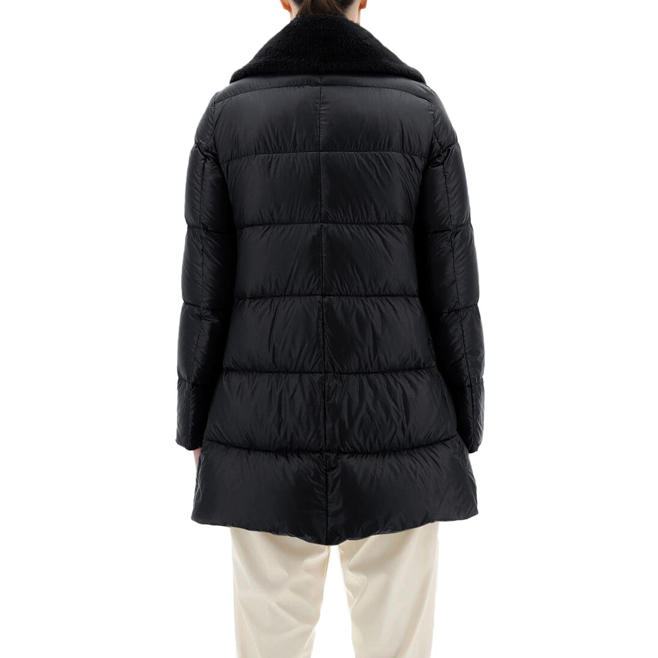 Piumino Asimmetrico Donna Nero PI001536D12017 9300 NERO HERNO 