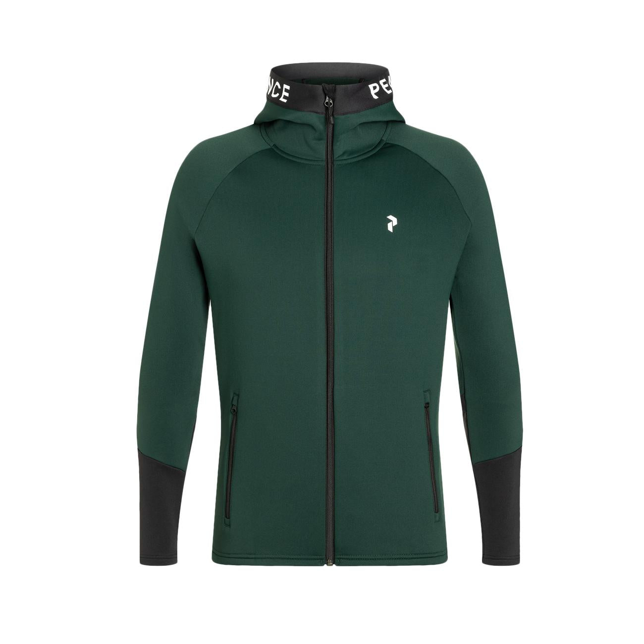 Felpa Rider Uomo Scarab Green Black G78887 070 SCARAB GREEN-BLACK PEAK PERFORMANCE 