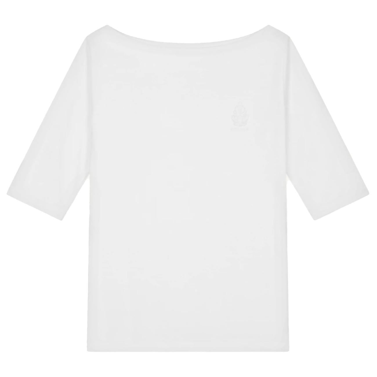 T-Shirt Scollo Barca DS028JF0271DIT1DD 000 BIANCO DONDUP 