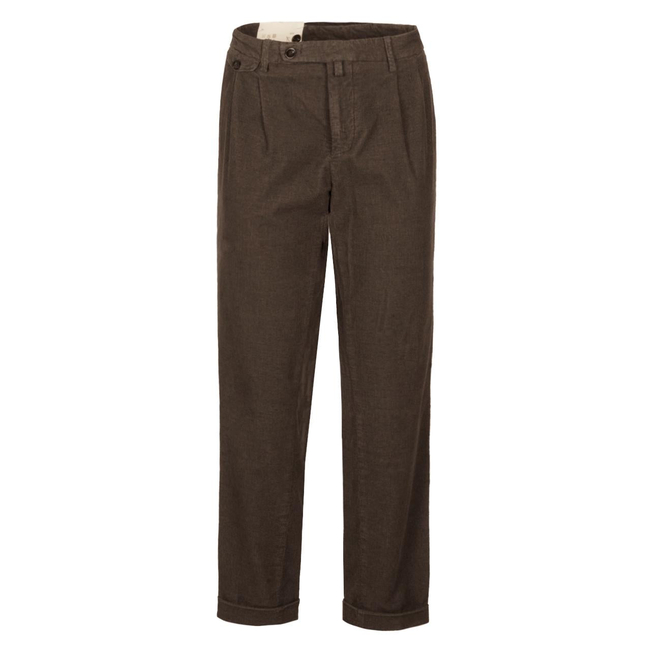Pantaloni U. Velluto Wafer Briglia BG02/422179 73 TABACCO BRIGLIA 