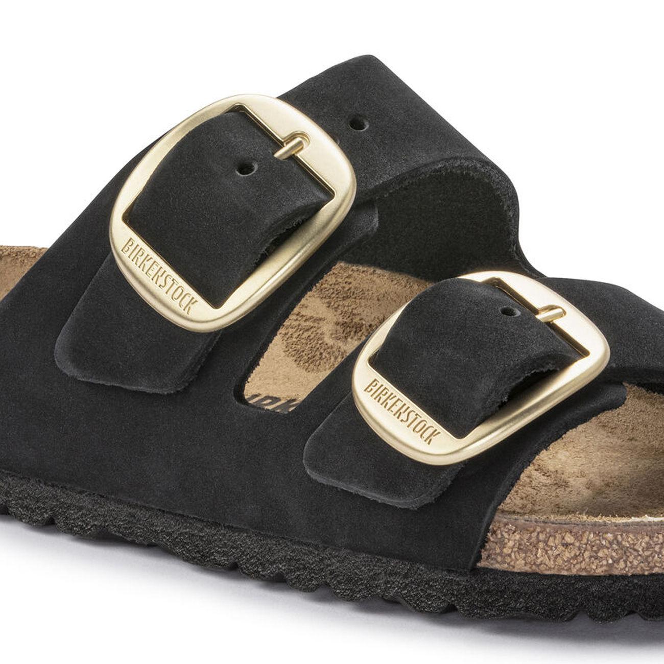 ARIZONA BIGBUCKLE NUBUCK BIRKENSTOCK 1023290 BLACK BIRKENSTOCK 