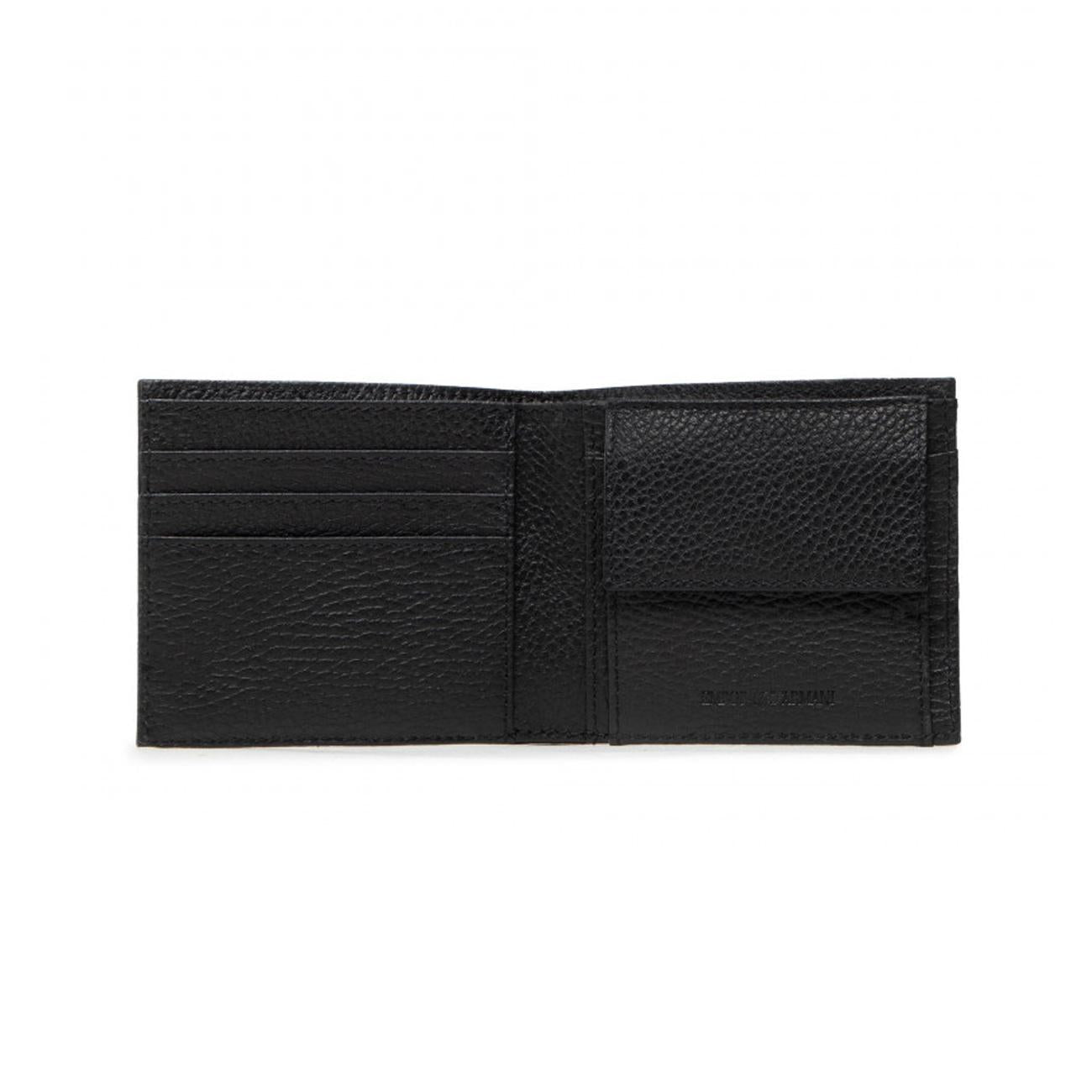 PORTAFOGLIO U. IN PELLE MARTELLATA EMPORIO ARMANI Y4R167Y068E 80001 NERO EMPORIO ARMANI ACCESSORI 