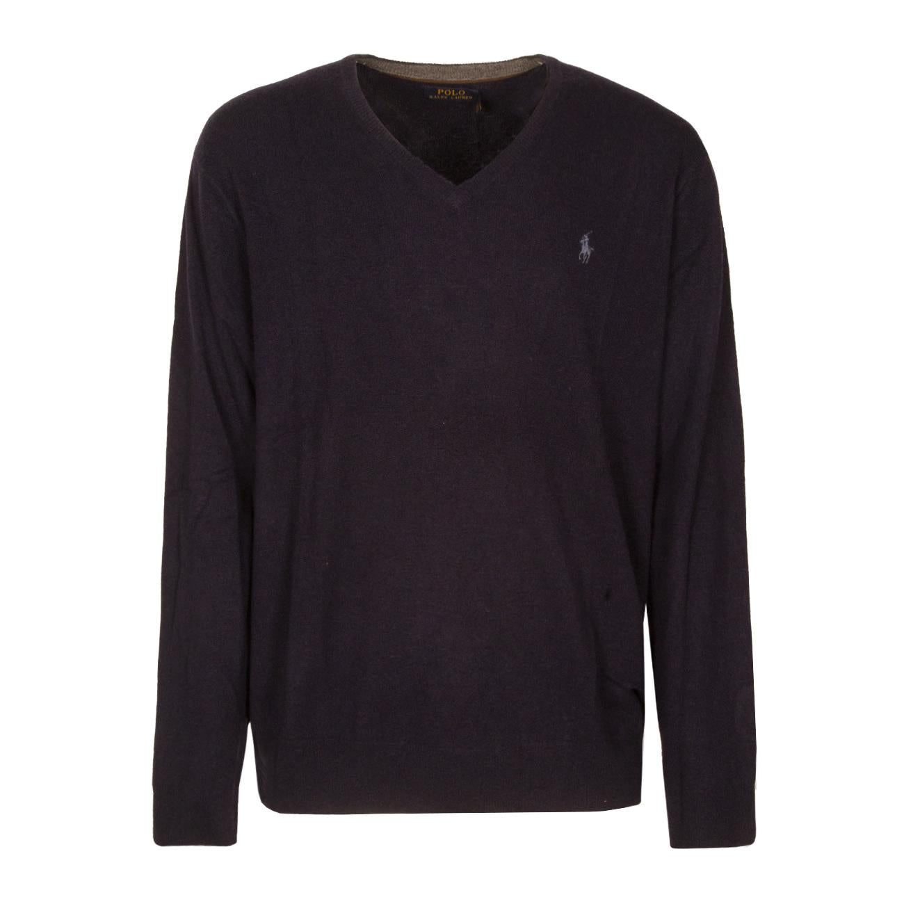 Pullover In Lana Uomo Hunter Navy 710876707 001 HUNTER NAVY POLO RALPH LAUREN 