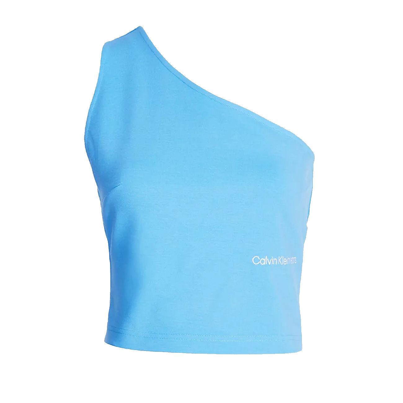 TOP D. MONOSPALLA IN JERSEY MILANO CKJ J20J220788 CY0/BLUE CRUSH CALVIN KLEIN JEANS 