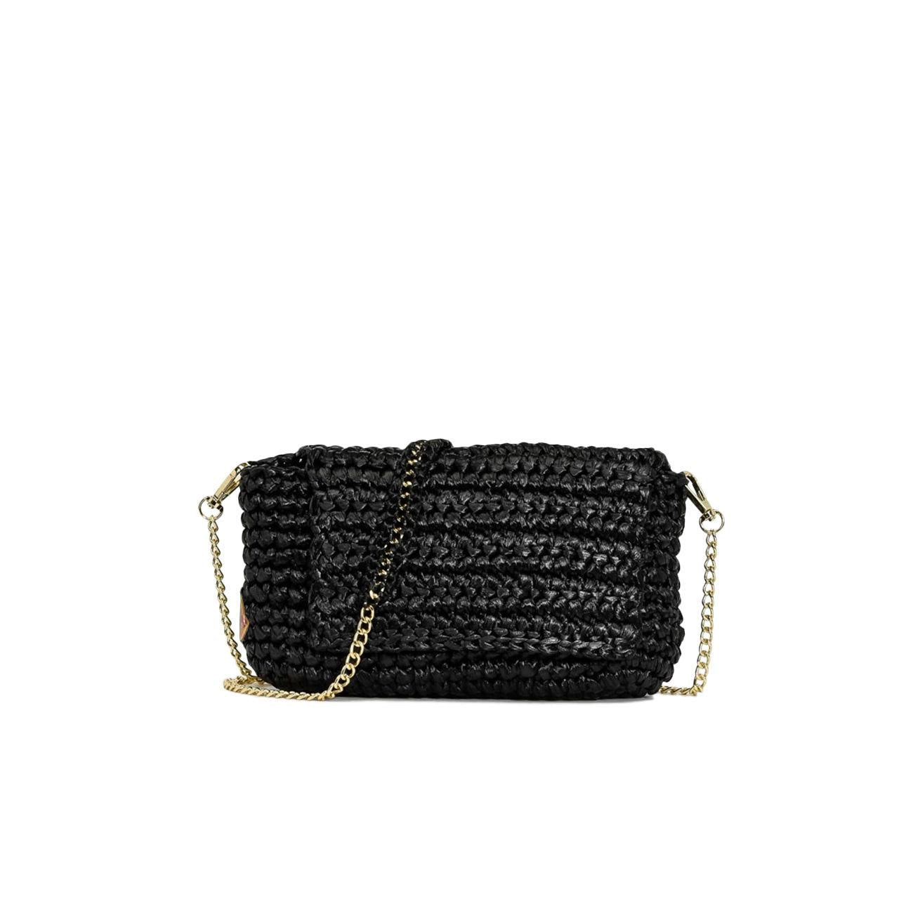 BORSA D. CROCHET POCHETTE PONTOVA CHICA BARBIE.BL BLACK CHICA 