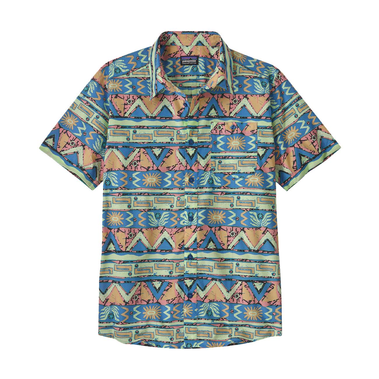 Camicia Go To Con Microfantasia Uomo Multicolor 52691 HGSA PATAGONIA 