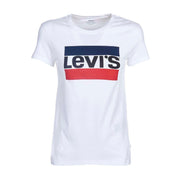 LEVIS T-Shirt The Perfect Graphic Tee Logo Sportswear Donna Bianco Blu Rosso LEVI/17369/0297 BCO/BLU/ROSSO 