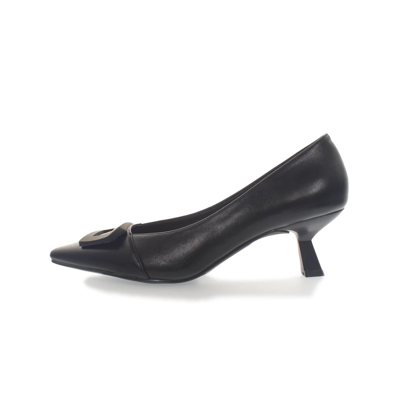 Décolleté Tacco Basso Donna Nero 8610 NERO KHARISMA 