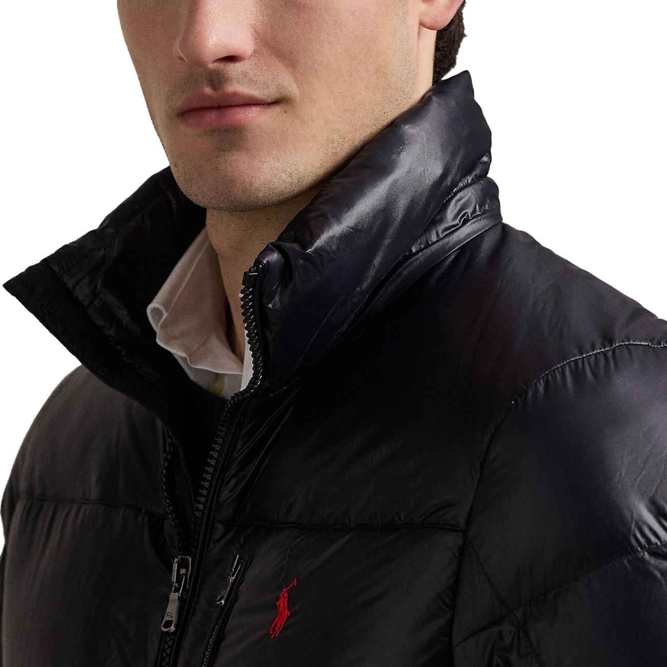 Giaccone Gorham Lucido 710968281 001 POLO BLACK GLOSSY POLO RALPH LAUREN 