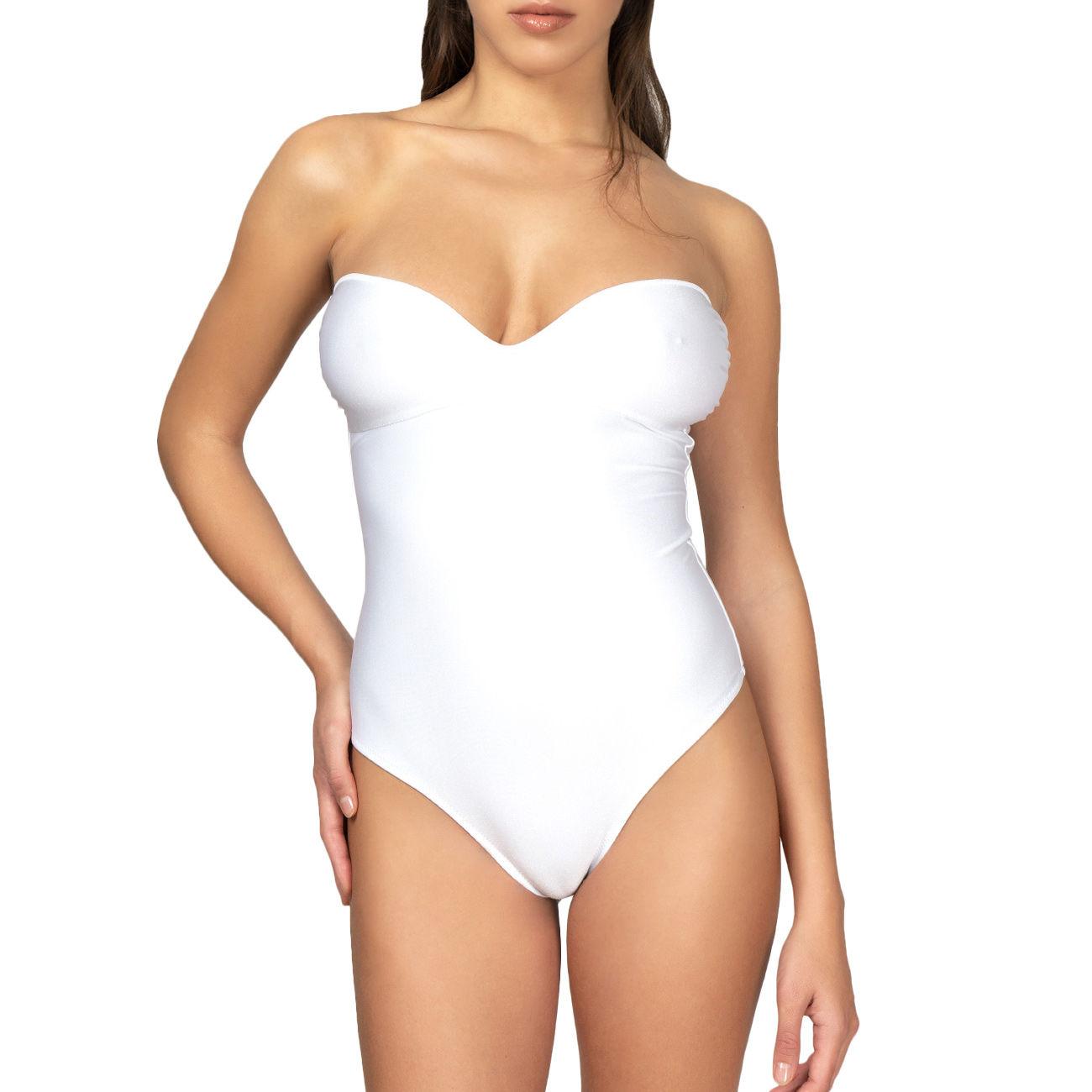 Monokini Scollo A Cuore MEFUI/M22/1914 WHWHITE ME FUI 