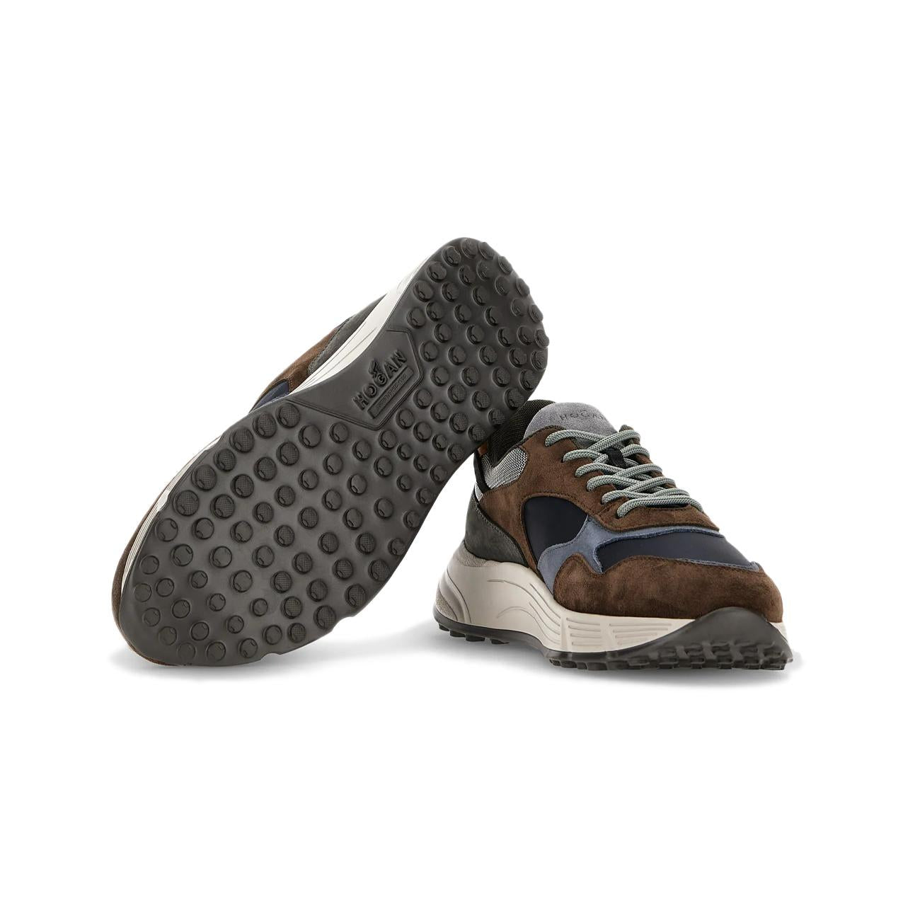 Sneakers Hyperlight Uomo Marrone Blu Grigio HXM5630DM90SBQ816S MARRONE/BLU/GRIGIO HOGAN 