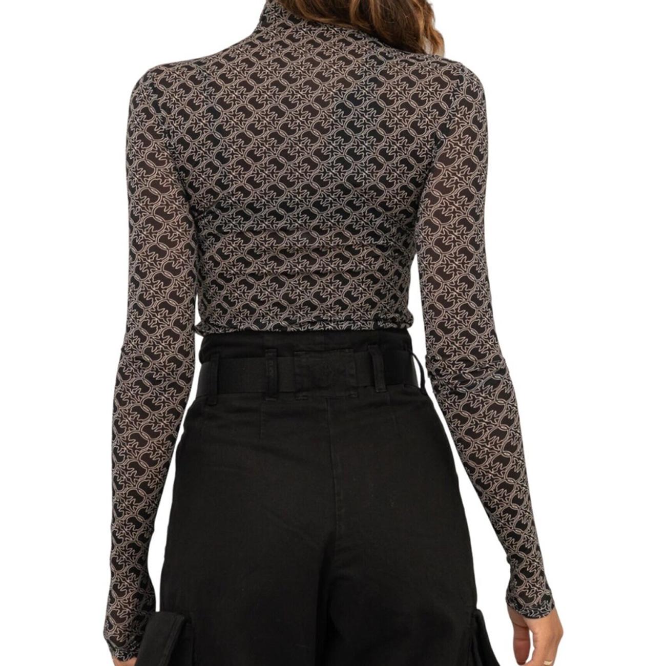 Lupetto Lamu Donna Nero Ecru 101813/A13G ZD7 NERO/ECRU PINKO 