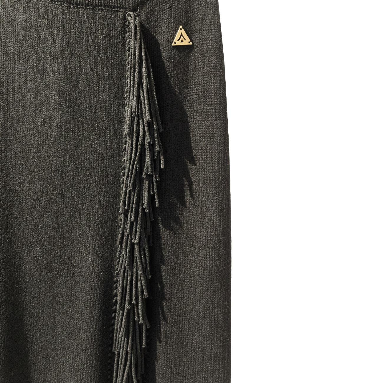 Gonna Lunga In Maglia GOKD11027 NERO AKEP 