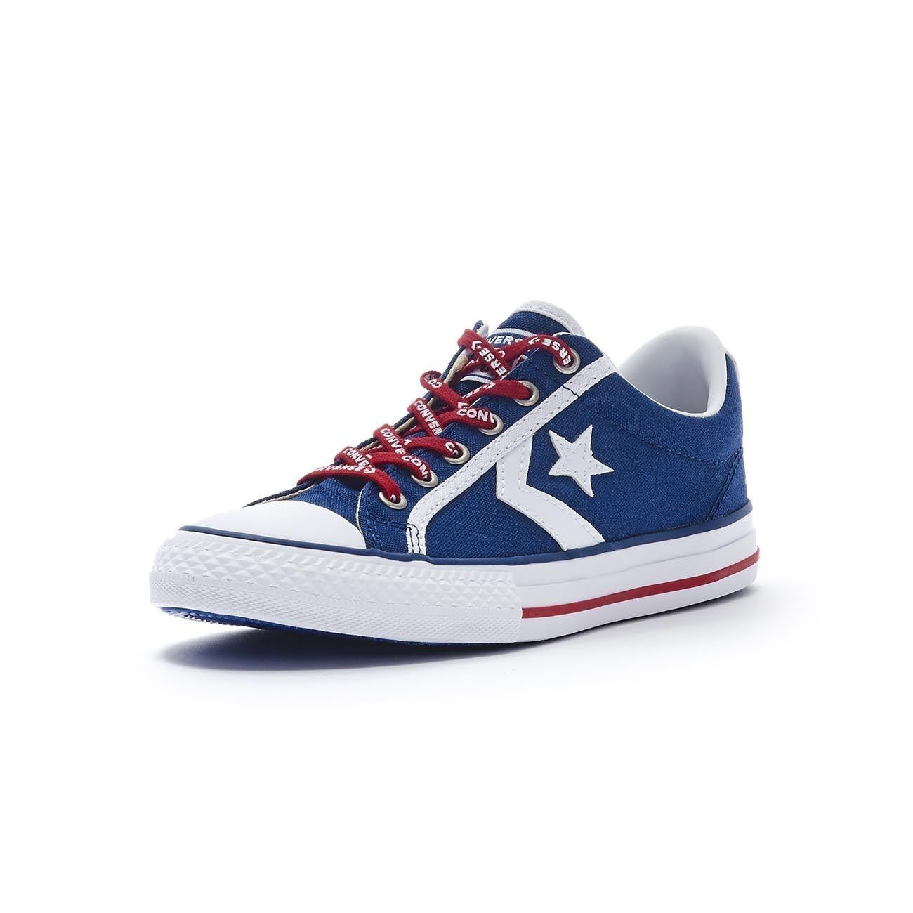 Sneakers Star Player Ev Ox Navy White Red 663989C NAVY/WHT/RED CONVERSE 