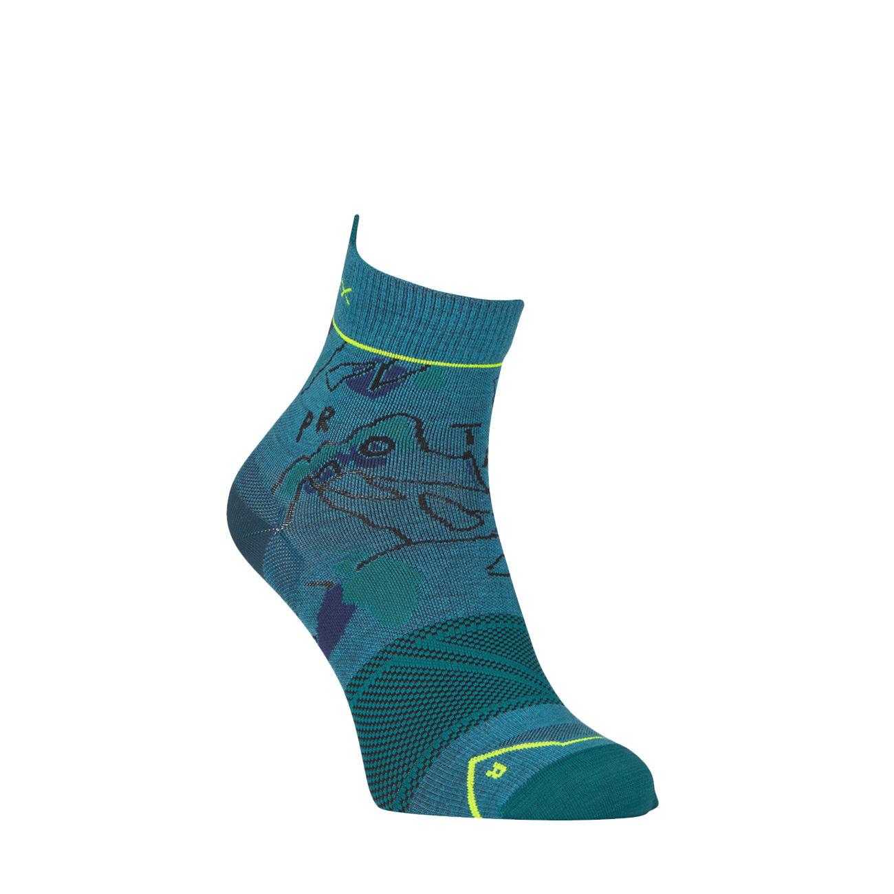 CALZE U. ALPINE LIGHT QUARTER SOCKS ORTOVOX 54891 MOUNTAIN BLUE ORTOVOX 