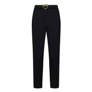 PANTALONE D. POTENZA PUNTO STOFFA SCUBA C/FIBBIA LOVE PINKO 100309/A0KD Z99 NERO/LIMOUSINE PINKO 