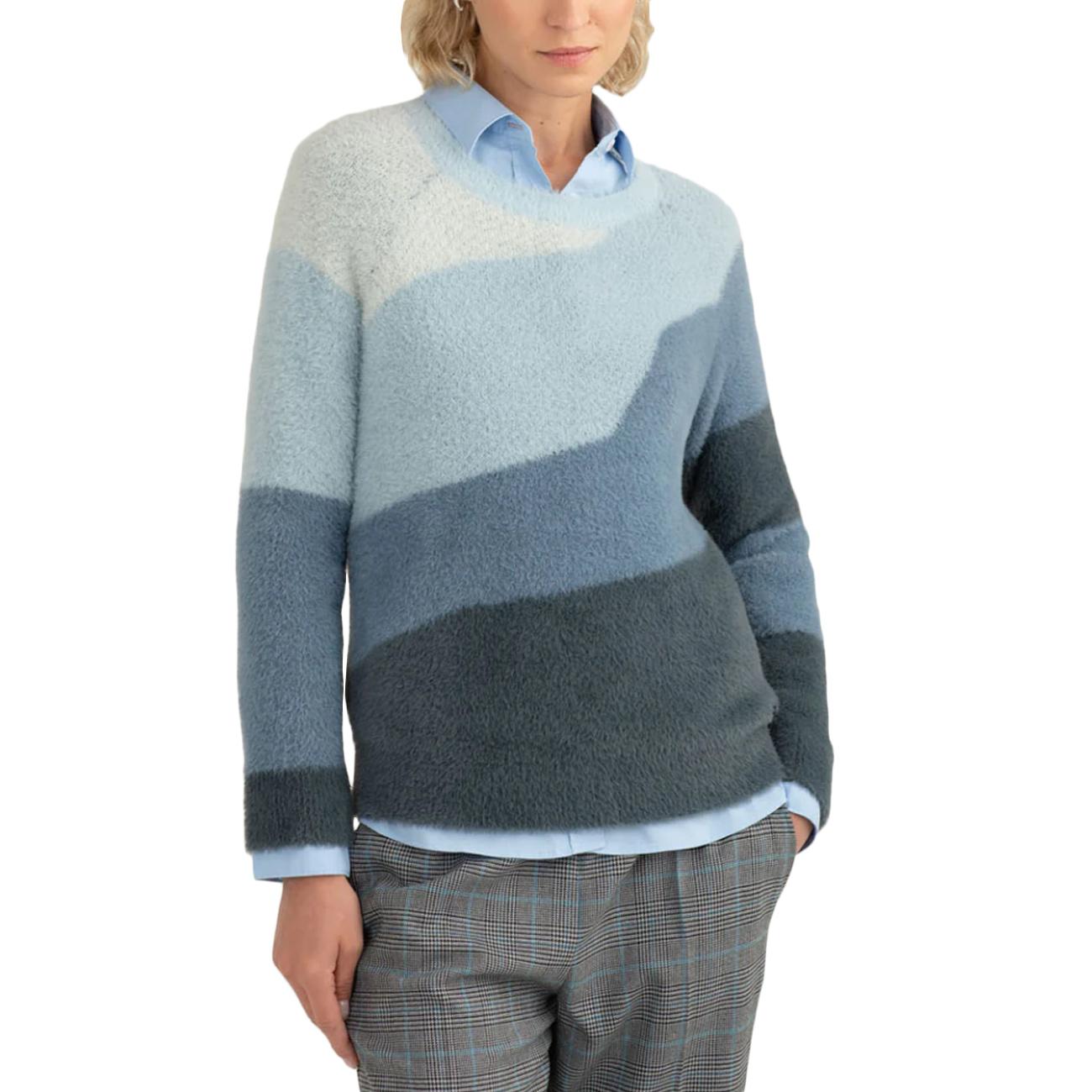 Maglia Effetto Pelliccia Multicolore FW25W28MG A0705 SKY FRED MELLO 