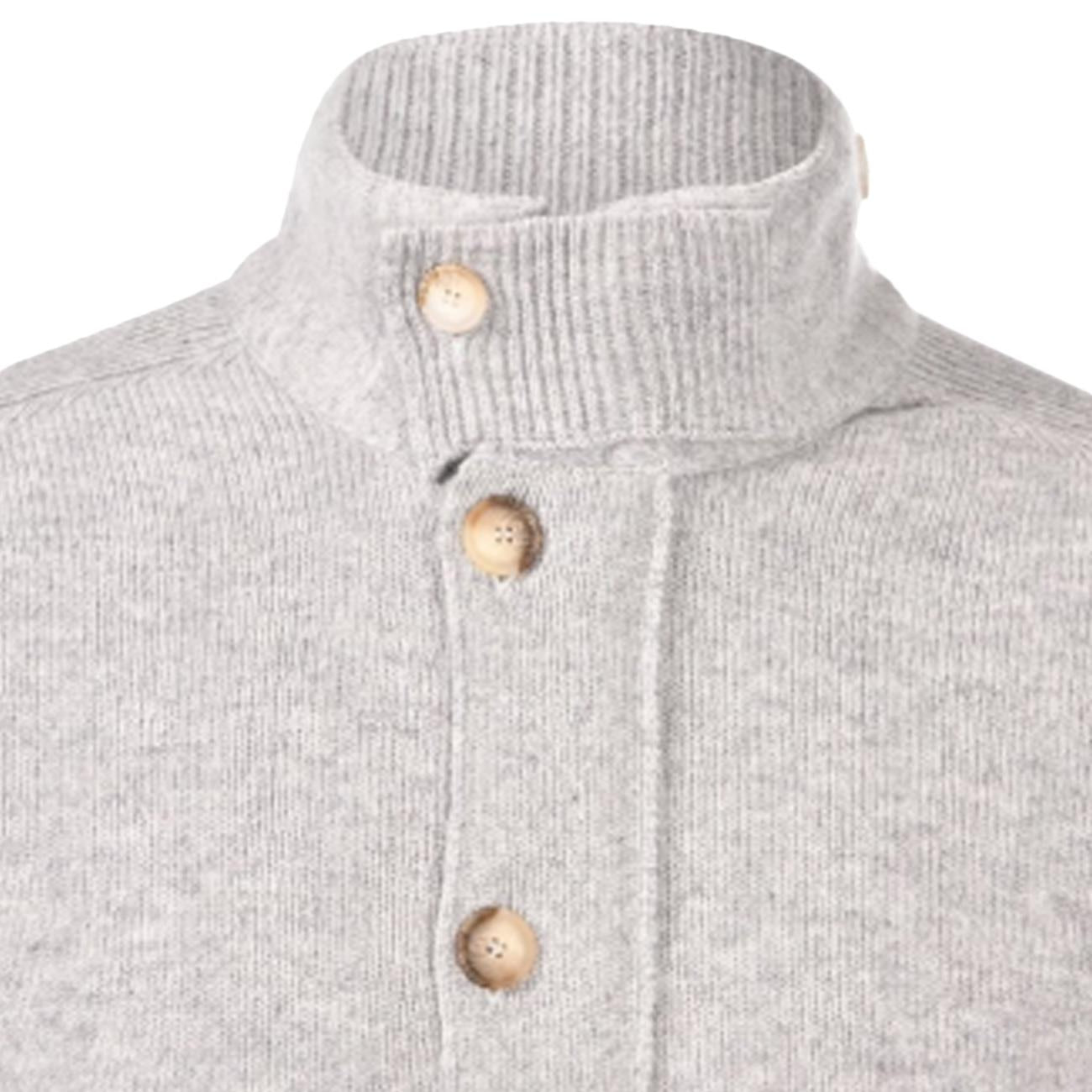 Cardigan Con Zip E Bottoni 23170/25025 071 GRIGIO LA FILERIA 