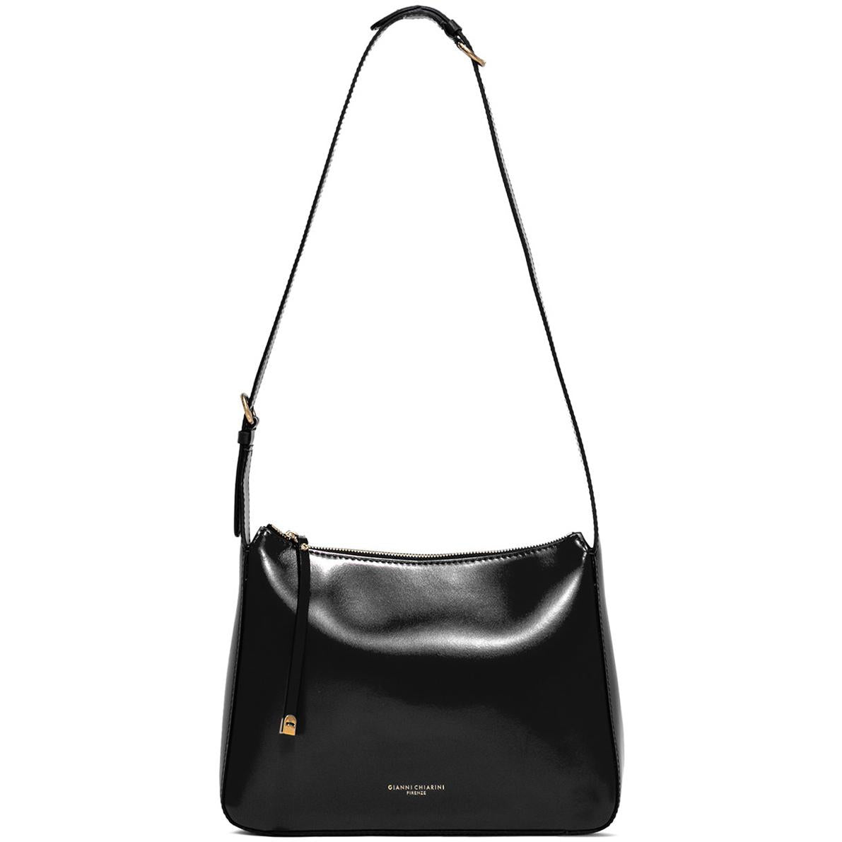 Borsa Siria A Spalla Pelle Liscia Donna Nero BS9461/22AICLUX 001 NERO GIANNI CHIARINI 