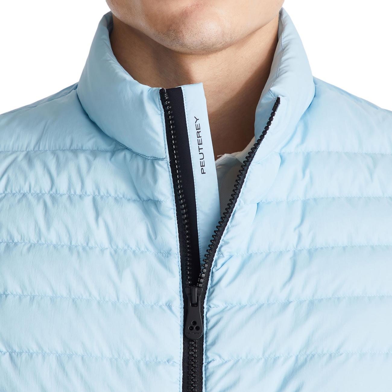 Gilet Moise 02 Superleggero E Semilucido PEU5419 01181971 222 CELESTE PEUTEREY 