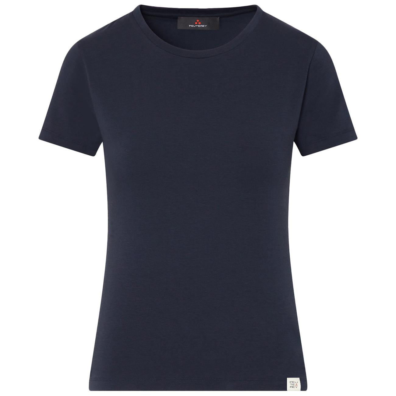 T-shirt Menta 04 In Cotone PED5664 99012414 215 BLU PEUTEREY 