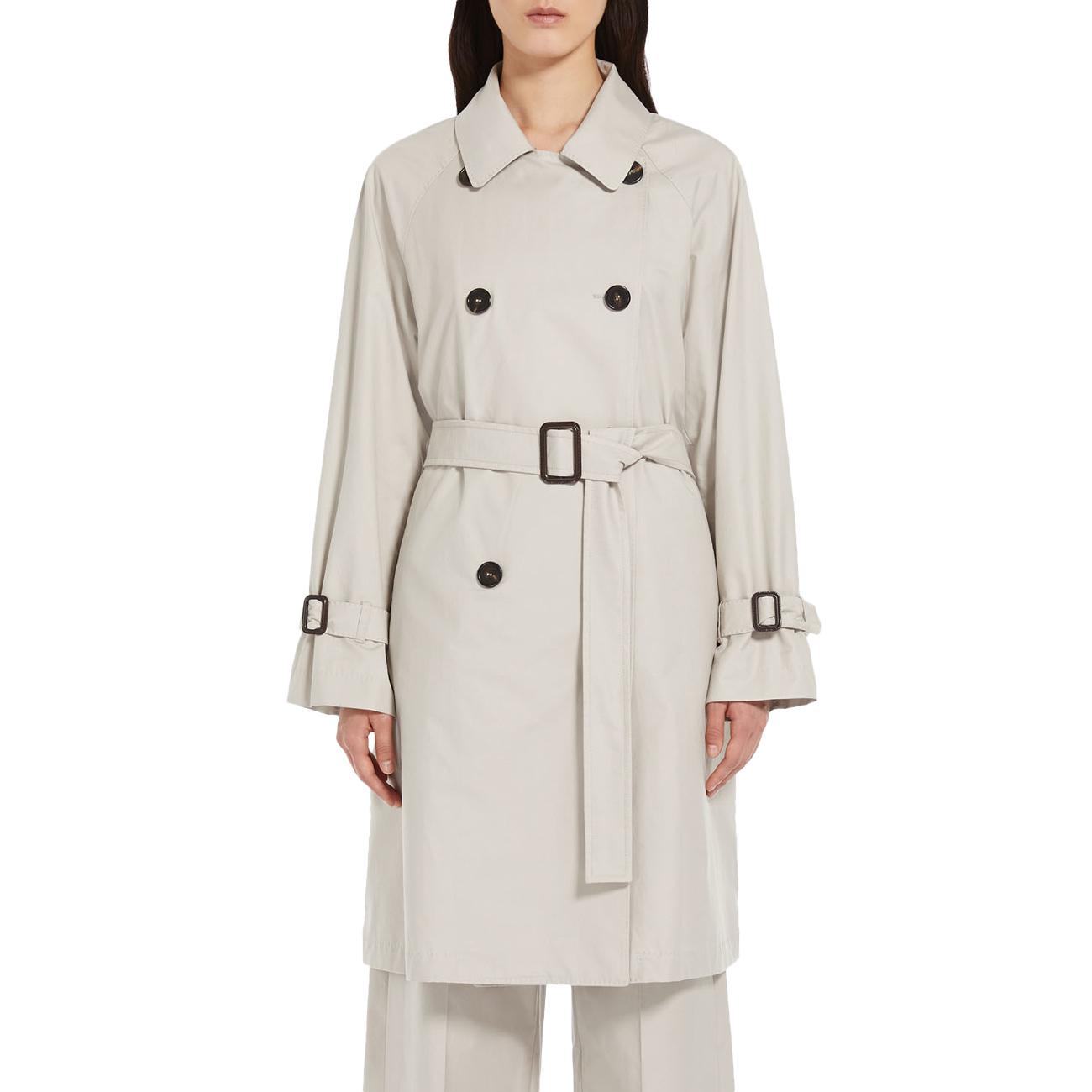 Trench Titrench In Cotone Donna Ecru TITRENCH 2419021014600 002 ECRU MAX MARA LEISURE 