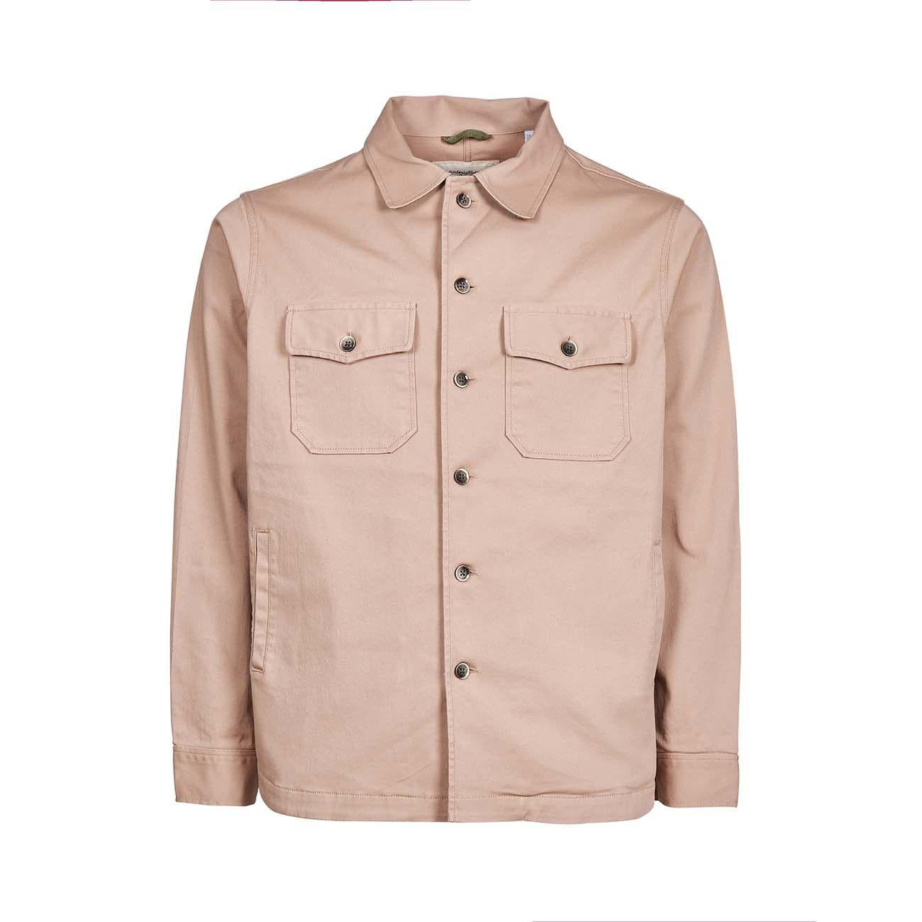 Giacca Camicia In Cotone Uomo Tortora TIN/TPAUNR1 UQ3TORTORA TINTORIA MATTEI 954 