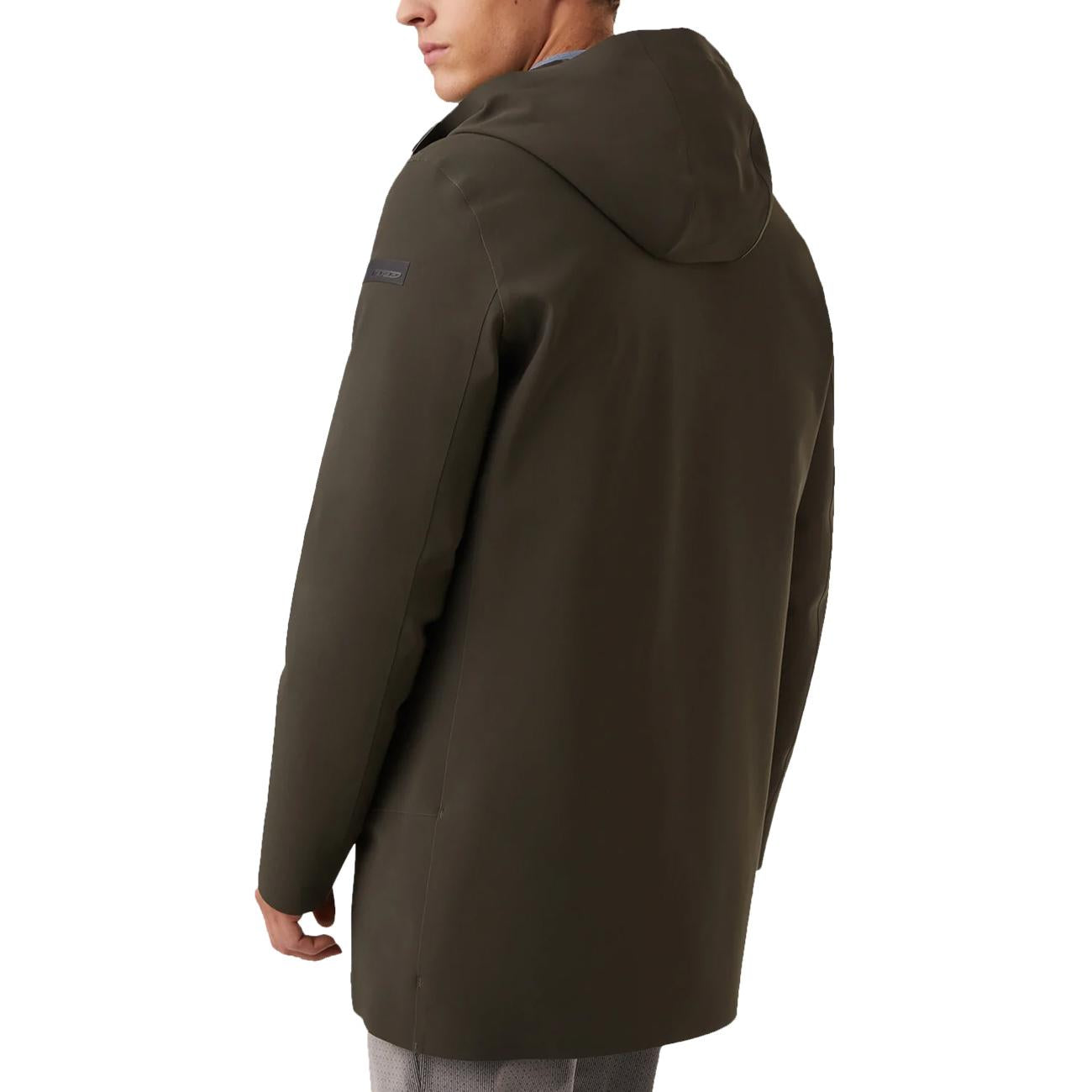 Jacket Down Under Parka Taglio Laser Uomo Verde Militare WES006 21 VERDE MILITARE RRD 