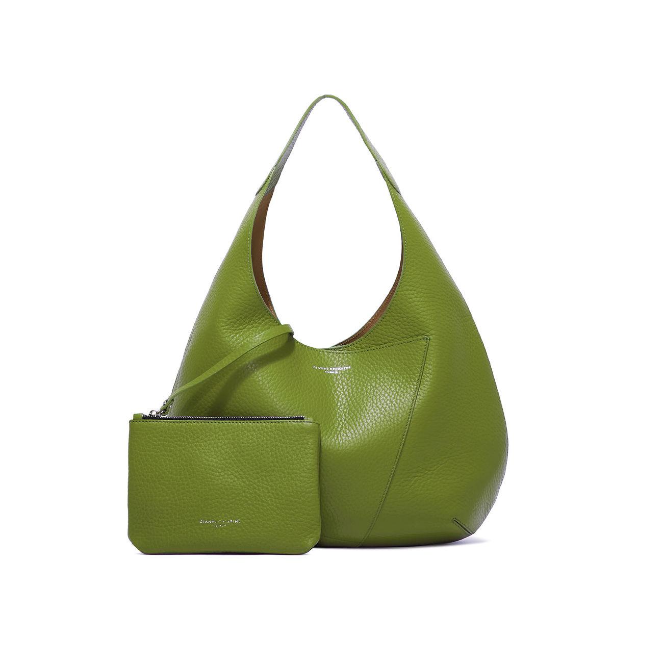 BORSA EUFORIA PELLE GIANNI CHIARINI BS9556/23PERNGDBL 13043 WASABI/NATURE GIANNI CHIARINI 