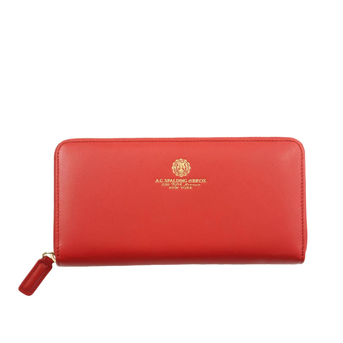 Portafoglio Sissy Zip Around L Donna Rosso 175161 U500 ROSSO A.G. SPALDING&BROS 