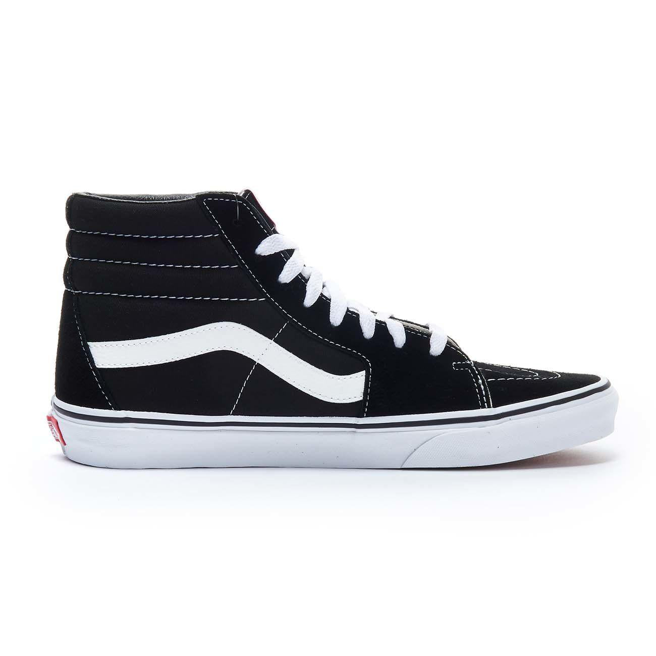 Sneakers Sk8-Hi Uomo Black White VD5IB8C BLACK/BLACK/WHITE VANS 