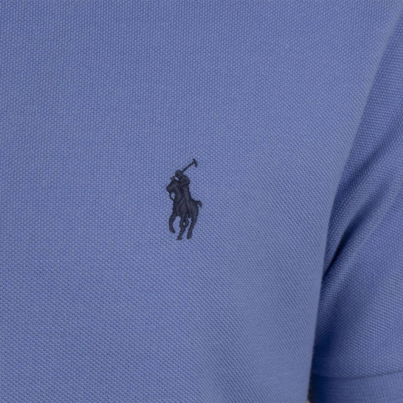 Polo In Cotone Piquet Slim Uomo Harbor Island Blue 710795080 015 HARBORISLANDBLUE POLO RALPH LAUREN 